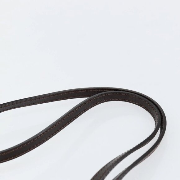 FENDI Zucca Canvas Shoulder Bag Black Brown Auth 146505 - Picture 9 of 16